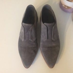 Alexander Wang gray suede booties